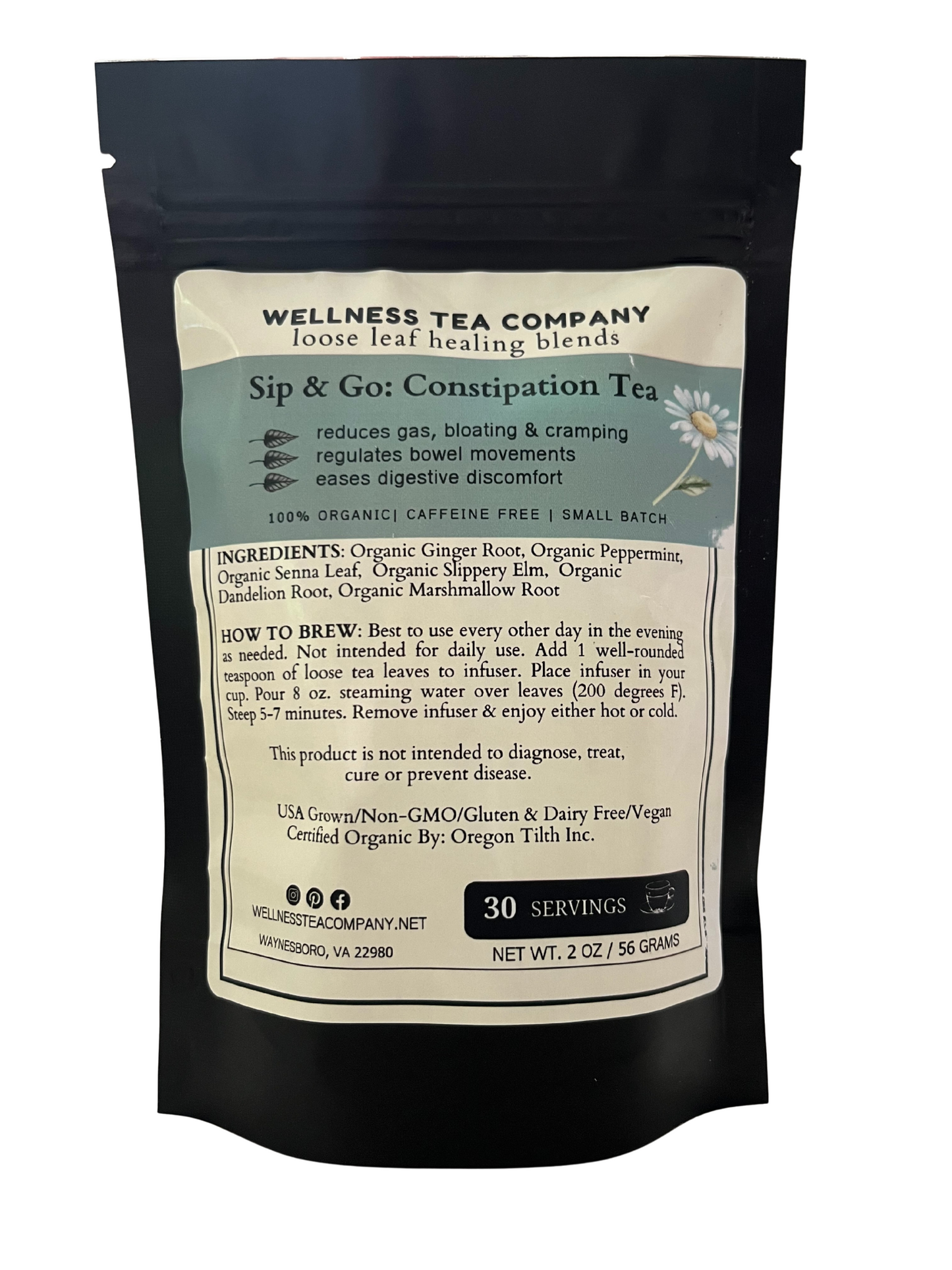 Organic Sip & Go: Constipation Tea