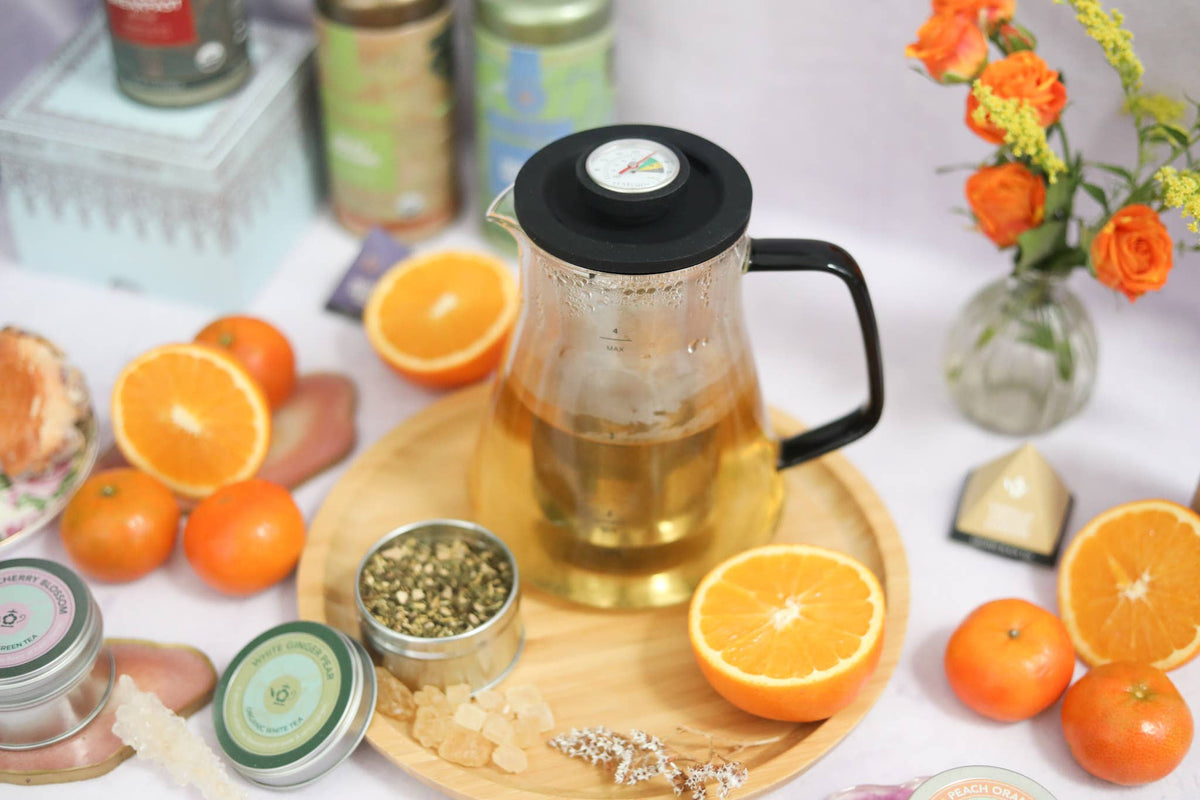 Handcrafted, Superior Quality 2-in-1 Tea Kettle and Tea Steeper