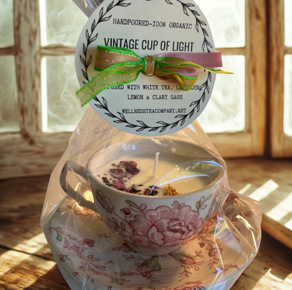 Vintage Tea Cups of Light