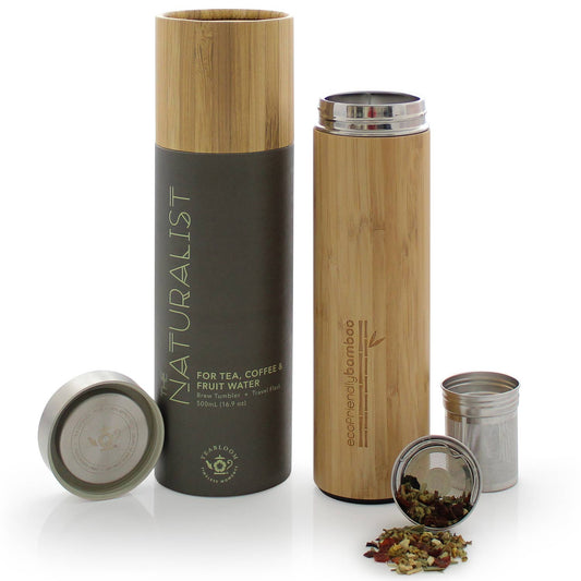 The Naturalist: All-Purpose Beverage Bamboo Thermos: Your All-Day Beverage Companion
