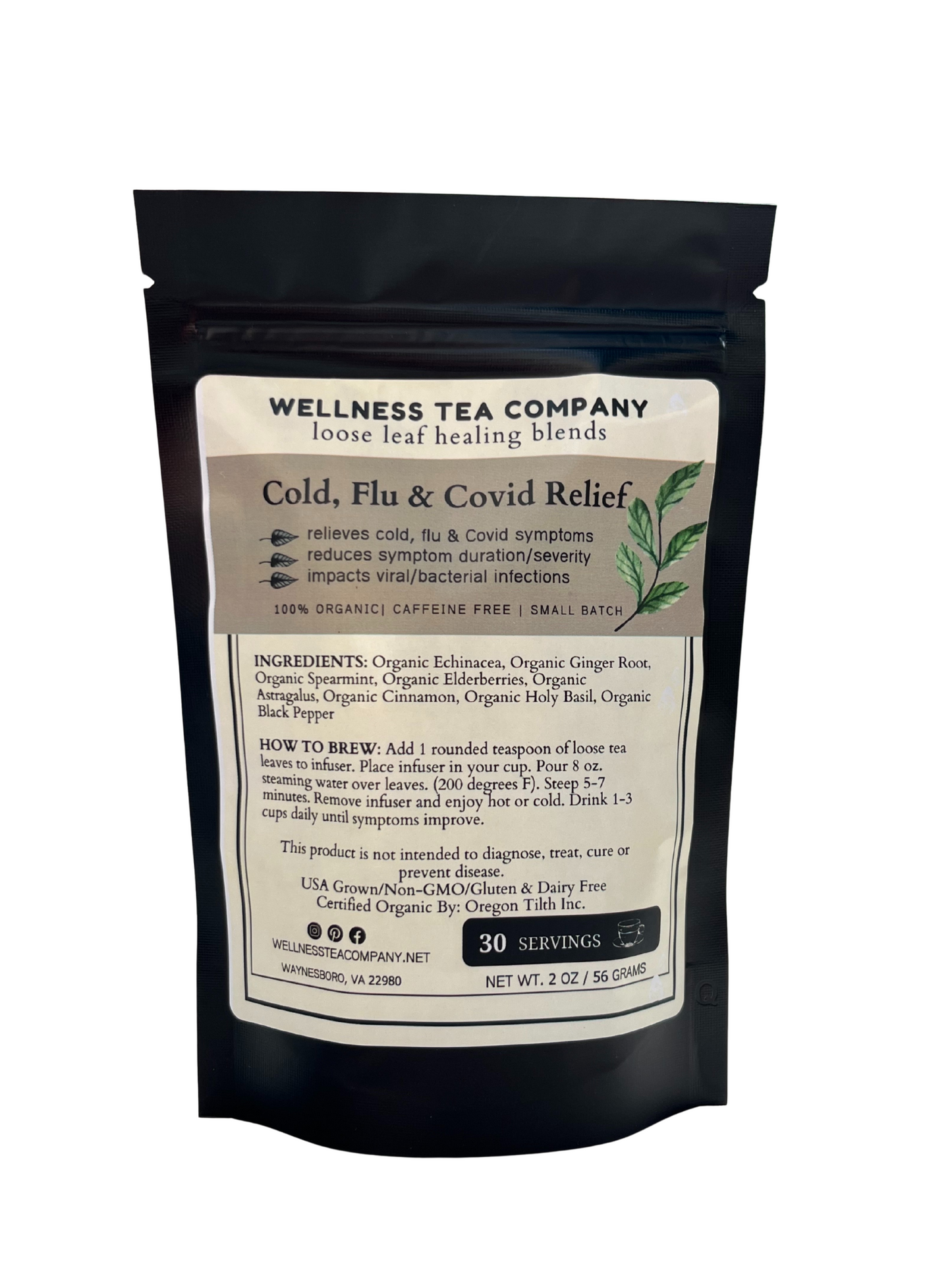 Organic Cold, Flu & Covid Remedy