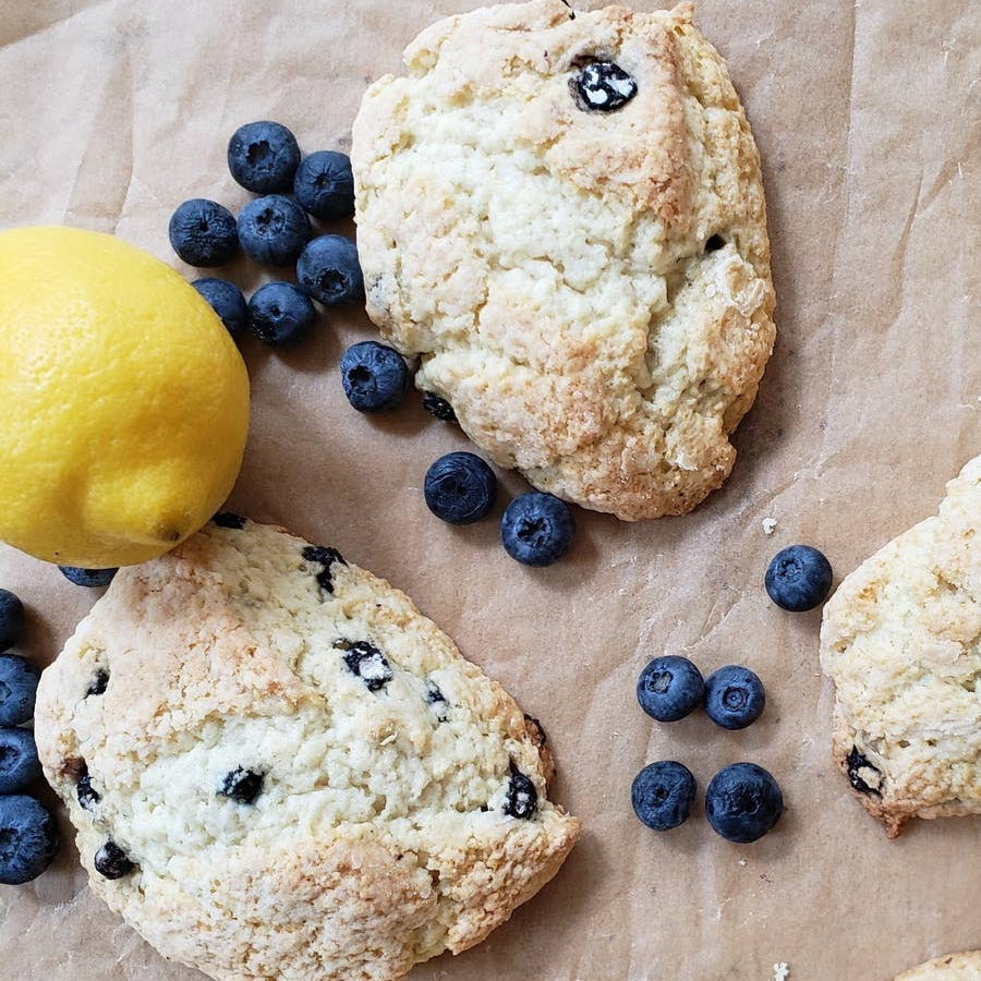 All-Natural Lemon Blueberry Scone Mix