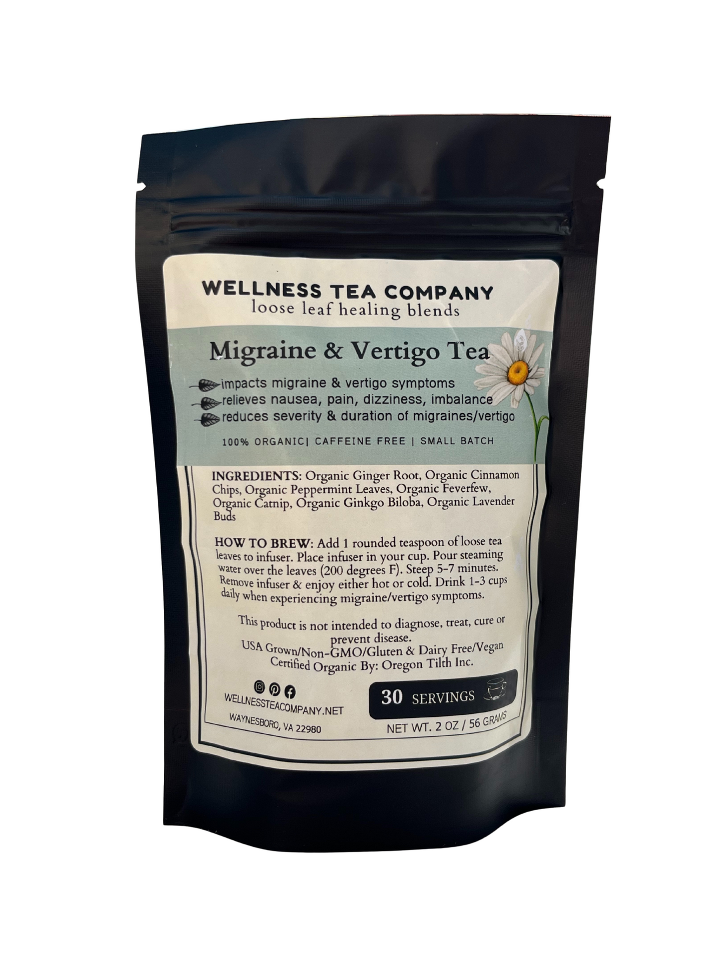 Organic Migraine & Vertigo Tea