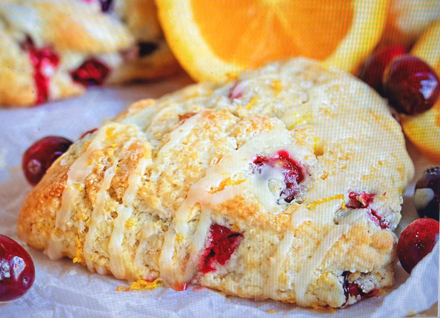 5 -Star! All-Natural Orange Cranberry Scone Mix