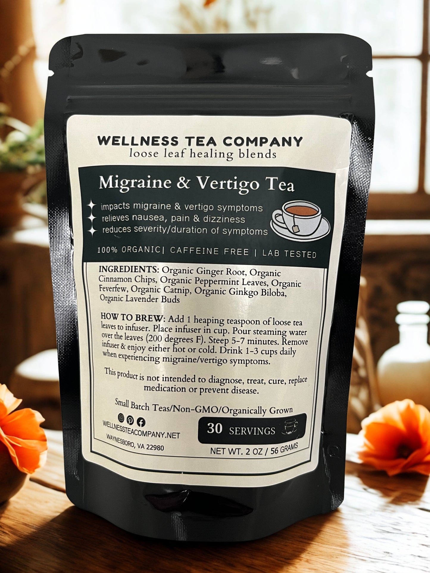 Organic Migraine & Vertigo Tea