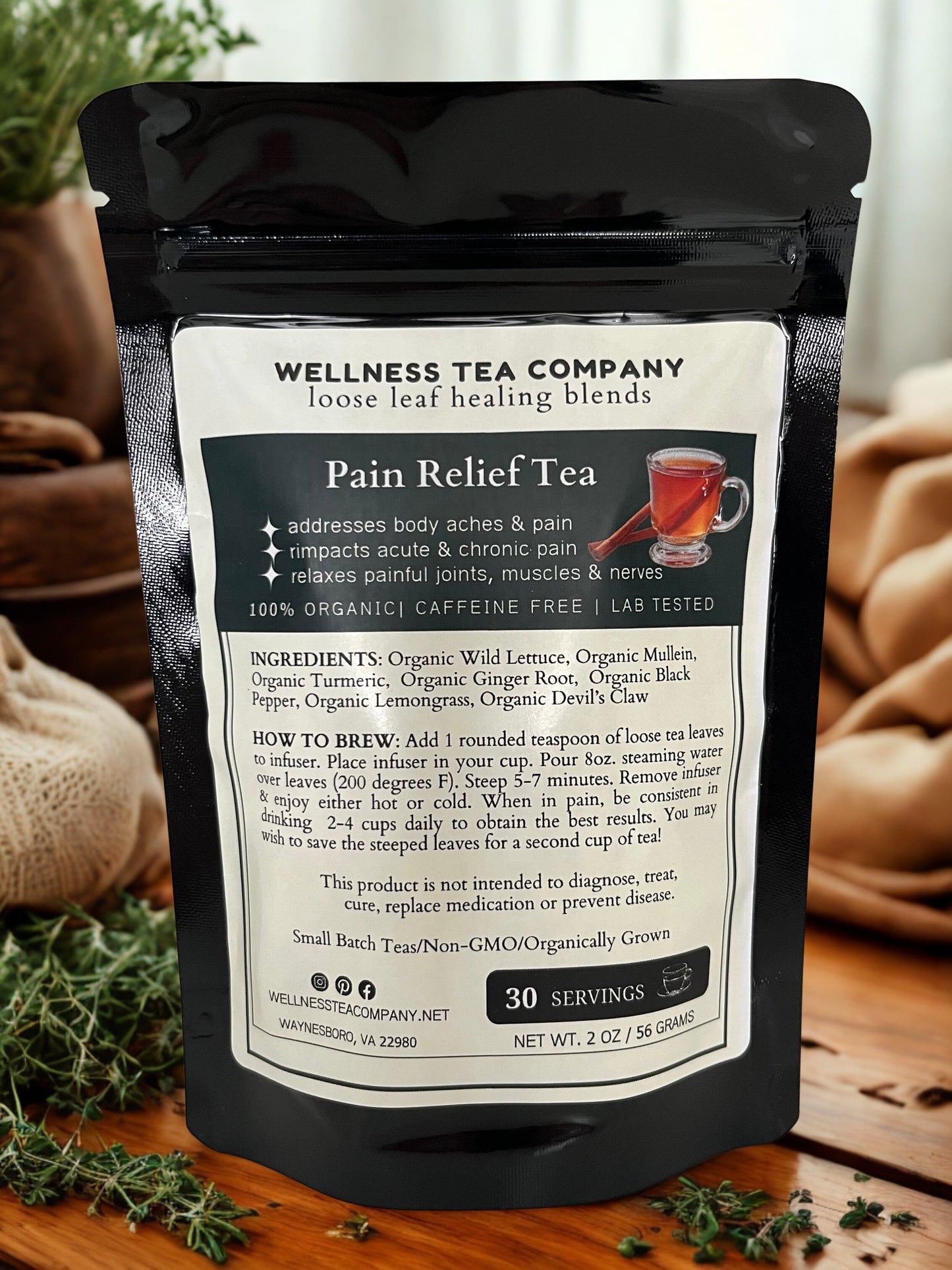 Organic Pain Relief Tea