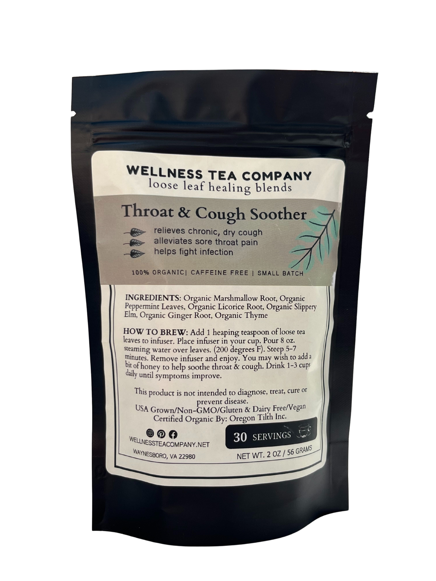 Organic Throat & Cough Soother Tea