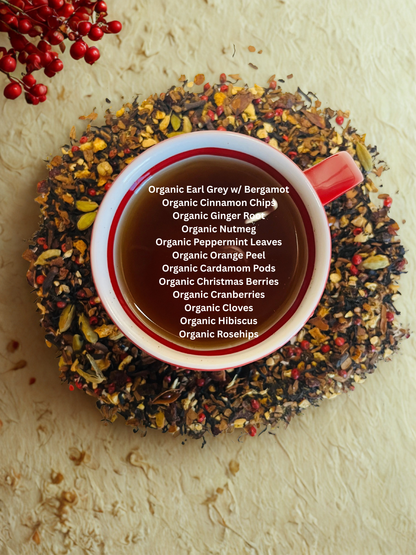 NEW!!! Organic Winterberry Spice: Limited Edition, Festive Holiday Blend w/ Gift Spoon