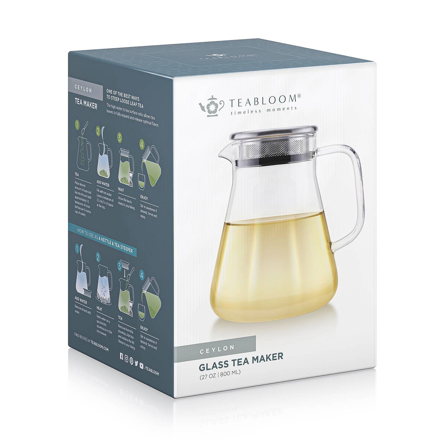 Our Top-Rated Winner! Two-In-One Borosilicate Tea Maker